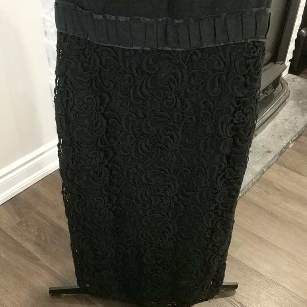Magaschoni Silk and lace black dress - Picture 5 of 9